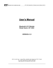 BTC AP-12SC Instruction Manual