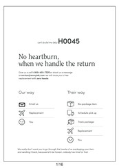 Anmytek H0045 Assembly Instructions Manual
