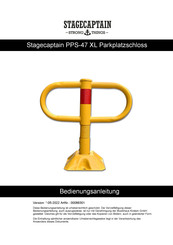Stagecaptain 00086301 Operating Instructions Manual