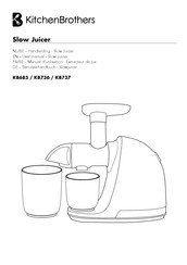 KitchenBrothers KB736 User Manual