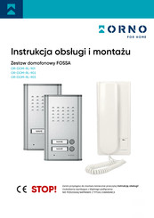 Orno FOSSA OR-DOM-RL-903 Installation And Operation Manual