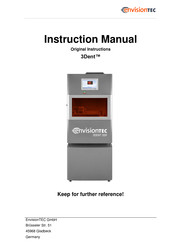 Envisiontec 3Dent Instruction Manual