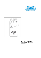 Testboy 20 PLUS Operating Instructions Manual
