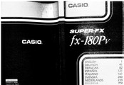 Casio fx-180Pv Manual