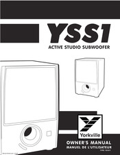 YORKVILLE YSS1 Owner's Manual