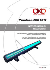 OXO PixyLine 300 GFX User Instruction