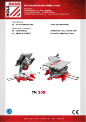 HOLZMANN MASCHINEN TK305 User Manual