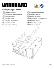Vanguard 3000W Charger Operator's Manual