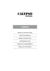 Calypso Watches IKM5853 Instruction Manual