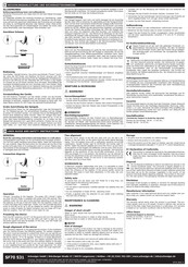 Schwaiger SF70 User Manual And Safety Instructions