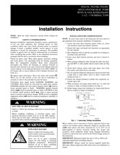 Carrier PH14 B Series Installation Instructions Manual