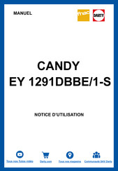 Candy EY 1291DBBE/1-S Manual