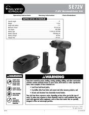 Silver Eagle SE72V Operating Instructions Manual