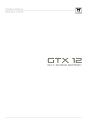 TT+ AUDIO GTS 29 Owner's Manual