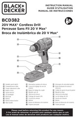 Black & Decker BCD382DS1 Instruction Manual