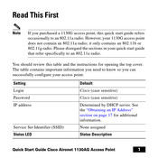 Cisco Aironet 1130G Quick Start Manual