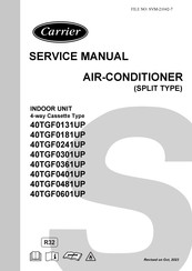 Carrier 40TGF0401UP Service Manual
