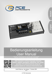 PCE Instruments PCE-PST 500 X User Manual