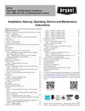 Carrier 987TA Installation, Start-Up, Operating, Service And Maintenance Instructions