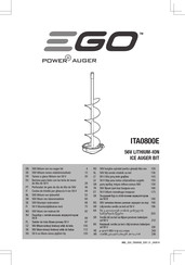 EGO POWER+ ITA0800E Operator's Manual