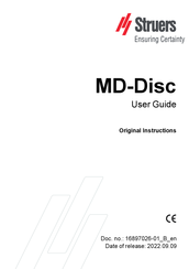 Struers MD-Disc User Manual