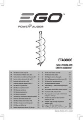 EGO POWER+ ETA0800E Operator's Manual