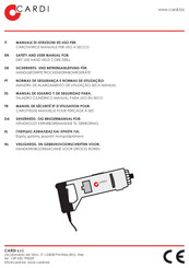 Cardi P2000 MA-14 Safety And Users Manual