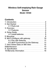 ECOWITT WH40 Manual