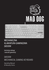 MAD DOG GK510W Operating Manual & Warranty