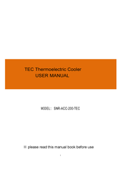 TEC SNR-ACC-200-TEC User Manual