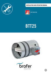 Brofer BTT25 Installation And Operation Manual