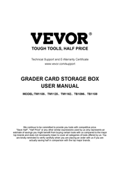 VEVOR TM1162 User Manual