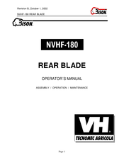 Bison NVHF-180 Operator's Manual