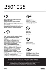 VonHaus 2501025 Instruction Manual
