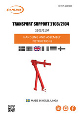 SAHLINS 2104 Assembly Instruction And Instructions For Use