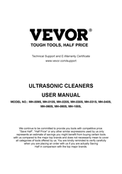 VEVOR MH-009S User Manual