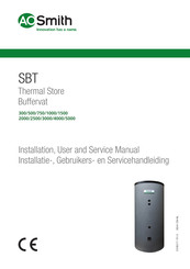 A.O. Smith SBT 3000 Installation, User And Service Manual
