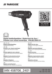 Parkside PHLGD 2000 C4 Translation Of The Original Instructions