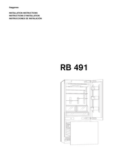 Gaggenau RB 491 Installation Instructions Manual