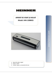 Heinner HAV-130BKSS Manual