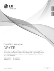 LG DLGX8001W.ABWEEUS Owner's Manual