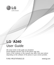 LG A340 User Manual