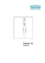 Testboy 15 Operating Instructions Manual