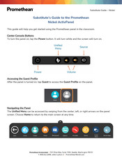 promethean ActivPanel Nickel Manual