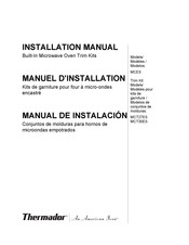 Thermador MCT30ES Installation Manual