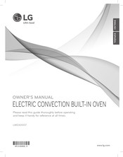 LG LWD3010ST Owner's Manual