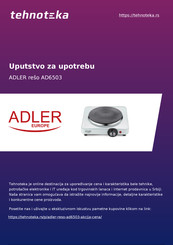 Adler Europe AD 6503 User Manual