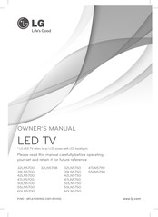 LG 47LN5750.AUS Owner's Manual