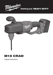 Milwaukee HEAVY DUTY M18 CRAD-0X Original Instructions Manual