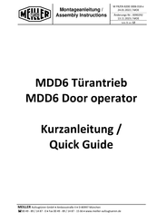 MEILLER MDD6 Quick Manual